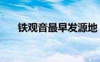 铁观音最早发源地（铁观音的发源地）