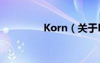 Korn（关于Korn的简介）