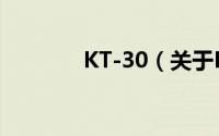 KT-30（关于KT-30的简介）