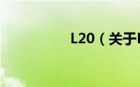 L20（关于L20的简介）