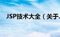 JSP技术大全（关于JSP技术大全的简介）