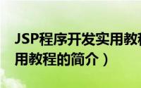 JSP程序开发实用教程（关于JSP程序开发实用教程的简介）