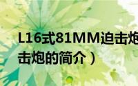 L16式81MM迫击炮（关于L16式81MM迫击炮的简介）