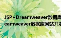 JSP+Dreamweaver数据库网站开发与实例（关于JSP+Dreamweaver数据库网站开发与实例的简介）
