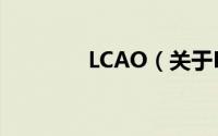 LCAO（关于LCAO的简介）