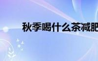 秋季喝什么茶减肥（秋季喝什么茶）