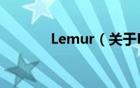 Lemur（关于Lemur的简介）