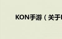 KON手游（关于KON手游的简介）