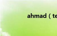 ahmad（tea是什么茶）
