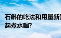 石斛的吃法和用量新鲜石斛是否跟冬夏虫草一起煮水喝?
