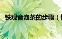 铁观音泡茶的步骤（铁观音茶的正确泡法）