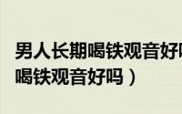 男人长期喝铁观音好吗能不能补肾（男人长期喝铁观音好吗）