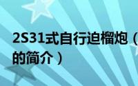 2S31式自行迫榴炮（关于2S31式自行迫榴炮的简介）