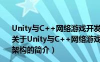 Unity与C++网络游戏开发实战：基于VR,AI与分布式架构（关于Unity与C++网络游戏开发实战：基于VR,AI与分布式架构的简介）