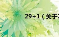 29+1（关于29+1的简介）