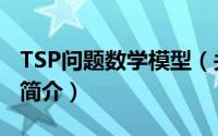 TSP问题数学模型（关于TSP问题数学模型的简介）