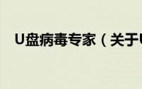 U盘病毒专家（关于U盘病毒专家的简介）
