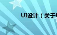 UI设计（关于UI设计的简介）