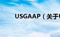 USGAAP（关于USGAAP的简介）