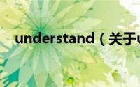 understand（关于understand的简介）