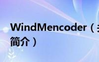 WindMencoder（关于WindMencoder的简介）