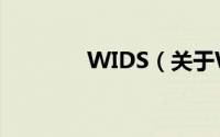 WIDS（关于WIDS的简介）