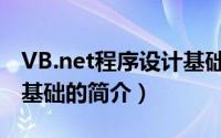 VB.net程序设计基础（关于VB.net程序设计基础的简介）