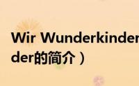 Wir Wunderkinder（关于Wir Wunderkinder的简介）