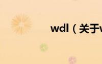 wdl（关于wdl的简介）