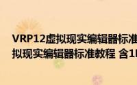 VRP12虚拟现实编辑器标准教程 含1DVD（关于VRP12虚拟现实编辑器标准教程 含1DVD的简介）