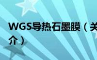 WGS导热石墨膜（关于WGS导热石墨膜的简介）