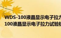 WDS-100液晶显示电子拉力试验机 门式10吨（关于WDS-100液晶显示电子拉力试验机 门式10吨的简介）