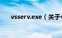 vsserv.exe（关于vsserv.exe的简介）