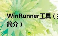 WinRunner工具（关于WinRunner工具的简介）