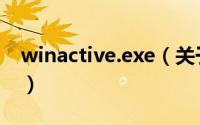 winactive.exe（关于winactive.exe的简介）