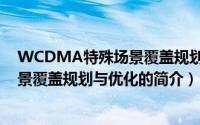 WCDMA特殊场景覆盖规划与优化（关于WCDMA特殊场景覆盖规划与优化的简介）