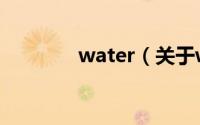 water（关于water的简介）