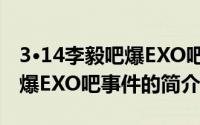 3·14李毅吧爆EXO吧事件（关于3·14李毅吧爆EXO吧事件的简介）