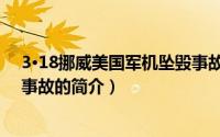 3·18挪威美国军机坠毁事故（关于3·18挪威美国军机坠毁事故的简介）