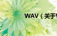 WAV（关于WAV的简介）