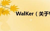 WalKer（关于WalKer的简介）
