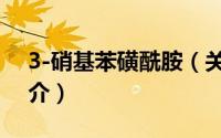 3-硝基苯磺酰胺（关于3-硝基苯磺酰胺的简介）