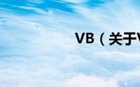 VB（关于VB的简介）
