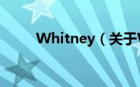 Whitney（关于Whitney的简介）