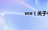 vce（关于vce的简介）