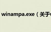 winampa.exe（关于winampa.exe的简介）