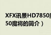 XFX讯景HD7850魔将（关于XFX讯景HD7850魔将的简介）
