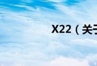 X22（关于X22的简介）