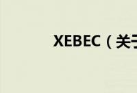 XEBEC（关于XEBEC的简介）