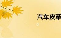 汽车皮革座套好吗
